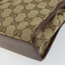 GUCCI GG Canvas Jackie Shoulder Bag Beige Silver 002 1065 3444 Auth gh1526-9