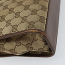 GUCCI GG Canvas Jackie Shoulder Bag Beige Silver 002 1065 3444 Auth gh1526-16