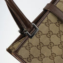 GUCCI GG Canvas Jackie Shoulder Bag Beige Silver 002 1065 3444 Auth gh1526-10