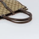 GUCCI GG Canvas Jackie Shoulder Bag Beige Silver 002 1065 3444 Auth gh1526-7