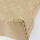 GUCCI GG Canvas Tote Bag Beige Gold 33890 Auth gh1529-16