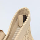 GUCCI GG Canvas Tote Bag Beige Gold 33890 Auth gh1529-17