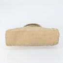GUCCI GG Canvas Tote Bag Beige Gold 33890 Auth gh1529-5
