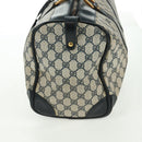GUCCI GG Supreme Boston Bag PVC Navy Gold Auth gh1530-4