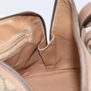 GUCCI GG Supreme Hand Bag PVC Beige Gold Auth gh1534-20