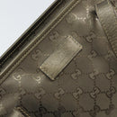 GUCCI GG Crystal Tote Bag Bronze Silver 211138 Auth gh1536-14
