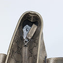 GUCCI GG Crystal Tote Bag Bronze Silver 211138 Auth gh1536-15