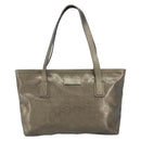 GUCCI GG Crystal Tote Bag Bronze Silver 211138 Auth gh1536-2