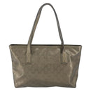 GUCCI GG Crystal Tote Bag Bronze Silver 211138 Auth gh1536-3