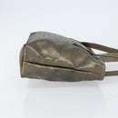 GUCCI GG Crystal Tote Bag Bronze Silver 211138 Auth gh1536-4