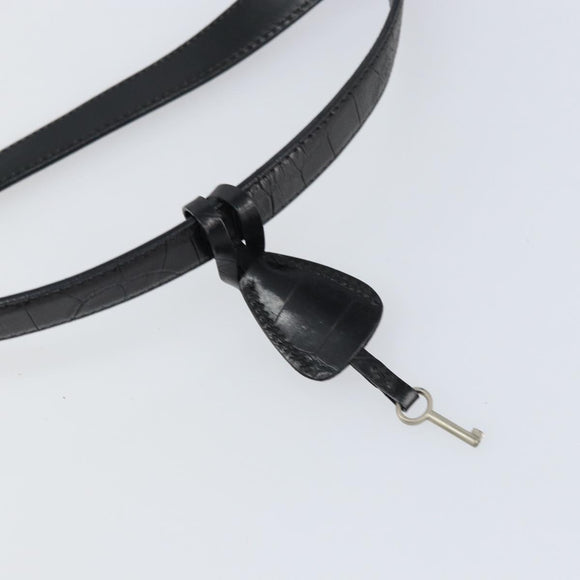 PRADA Tote Bag Nylon Black Silver Auth gh1539