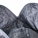 PRADA Tote Bag Nylon Black Silver Auth gh1539-20