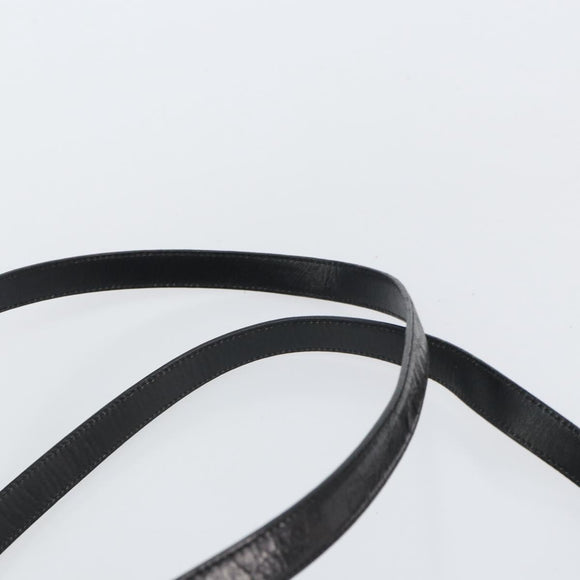 PRADA Tote Bag Nylon Black Silver Auth gh1539