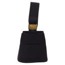 Salvatore Ferragamo Vala Hand Bag Canvas Purple Gold Auth gh154-13