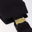 Salvatore Ferragamo Vala Hand Bag Canvas Purple Gold Auth gh154-6