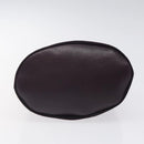 Salvatore Ferragamo Vala Hand Bag Canvas Purple Gold Auth gh154-5