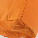 PRADA Tote Bag Nylon Orange Silver Auth gh1541-16