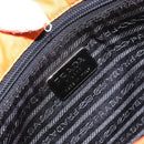 PRADA Tote Bag Nylon Orange Silver Auth gh1541-17