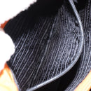 PRADA Tote Bag Nylon Orange Silver Auth gh1541-21