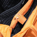 PRADA Tote Bag Nylon Orange Silver Auth gh1541-22