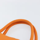 PRADA Tote Bag Nylon Orange Silver Auth gh1541-8
