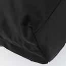 PRADA Tote Bag Nylon Black Silver Auth gh1542-11