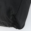 PRADA Tote Bag Nylon Black Silver Auth gh1542-13