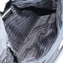 PRADA Tote Bag Nylon Black Silver Auth gh1542-16