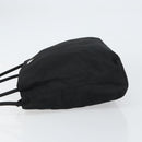 PRADA Tote Bag Nylon Black Silver Auth gh1542-5