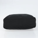 PRADA Tote Bag Nylon Black Silver Auth gh1542-9