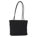 PRADA Tote Bag Nylon Black Silver Auth gh1544-1