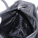 PRADA Tote Bag Nylon Black Silver Auth gh1544-20
