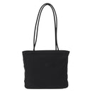 PRADA Tote Bag Nylon Black Silver Auth gh1544-13