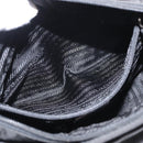 PRADA Tote Bag Nylon Black Silver Auth gh1544-23