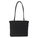 PRADA Tote Bag Nylon Black Silver Auth gh1544-2