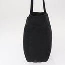 PRADA Tote Bag Nylon Black Silver Auth gh1544-3