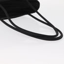 PRADA Tote Bag Nylon Black Silver Auth gh1544-7