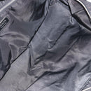 PRADA Tote Bag Nylon Black Silver Auth gh1545-18