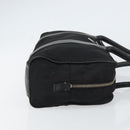 PRADA Tote Bag Nylon Black Silver Auth gh1545-4