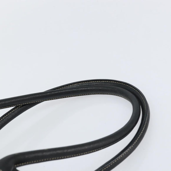 PRADA Tote Bag Nylon Black Silver Auth gh1545