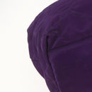 PRADA Chain Shoulder Bag Nylon Purple Gold Auth gh1546-11