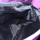 PRADA Chain Shoulder Bag Nylon Purple Gold Auth gh1546-18