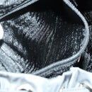 PRADA Backpack Nylon Gray Silver Auth gh1547-26