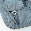 PRADA Backpack Nylon Gray Silver Auth gh1547-27