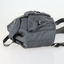 PRADA Backpack Nylon Gray Silver Auth gh1547-4
