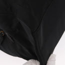 PRADA Chain Shoulder Bag Nylon Black Silver Auth gh1548-9