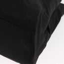 PRADA Chain Shoulder Bag Nylon Black Silver Auth gh1548-14