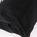 PRADA Chain Shoulder Bag Nylon Black Silver Auth gh1548-15
