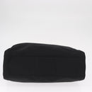 PRADA Chain Shoulder Bag Nylon Black Silver Auth gh1548-5