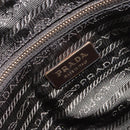 PRADA Hand Bag Safiano leather Brown Gold Auth gh1550-18